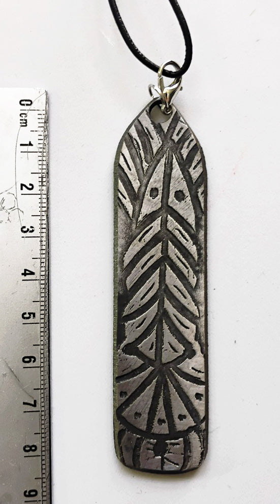 Electro-Etched Metal Amulet