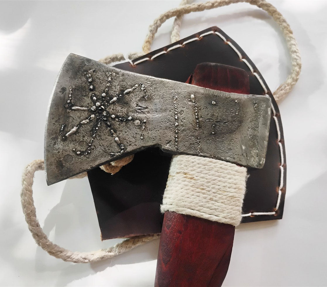 Electro-Etched Custom Axe