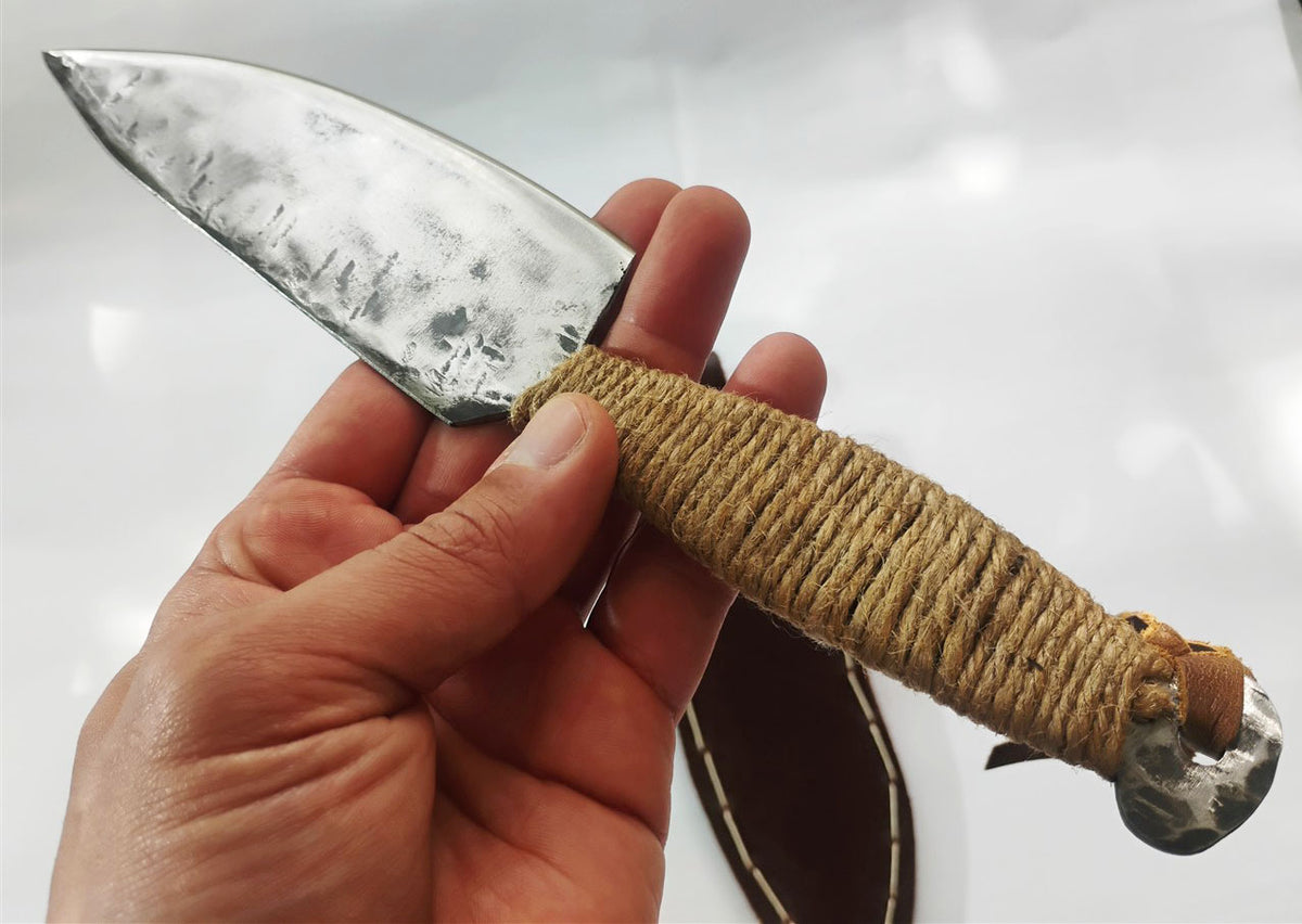 Custom Electro-Etched Knife & Sheath