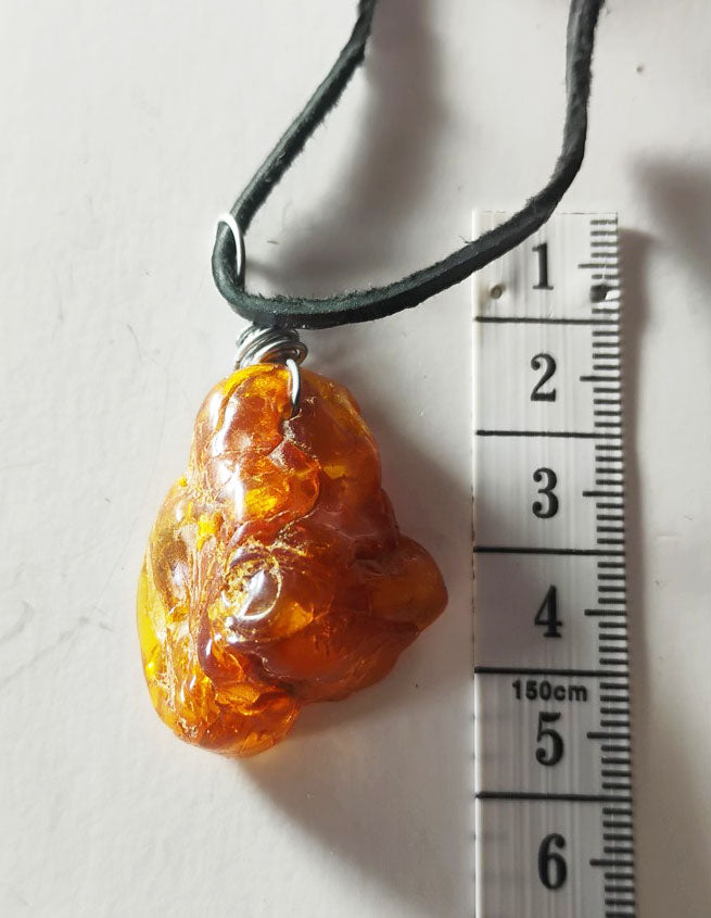 Handcrafted Baltic Amber Pendant
