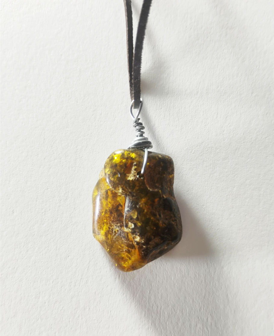 Handcrafted Baltic Amber Pendant