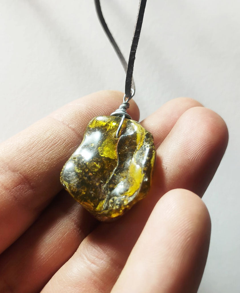 Handcrafted Baltic Amber Pendant
