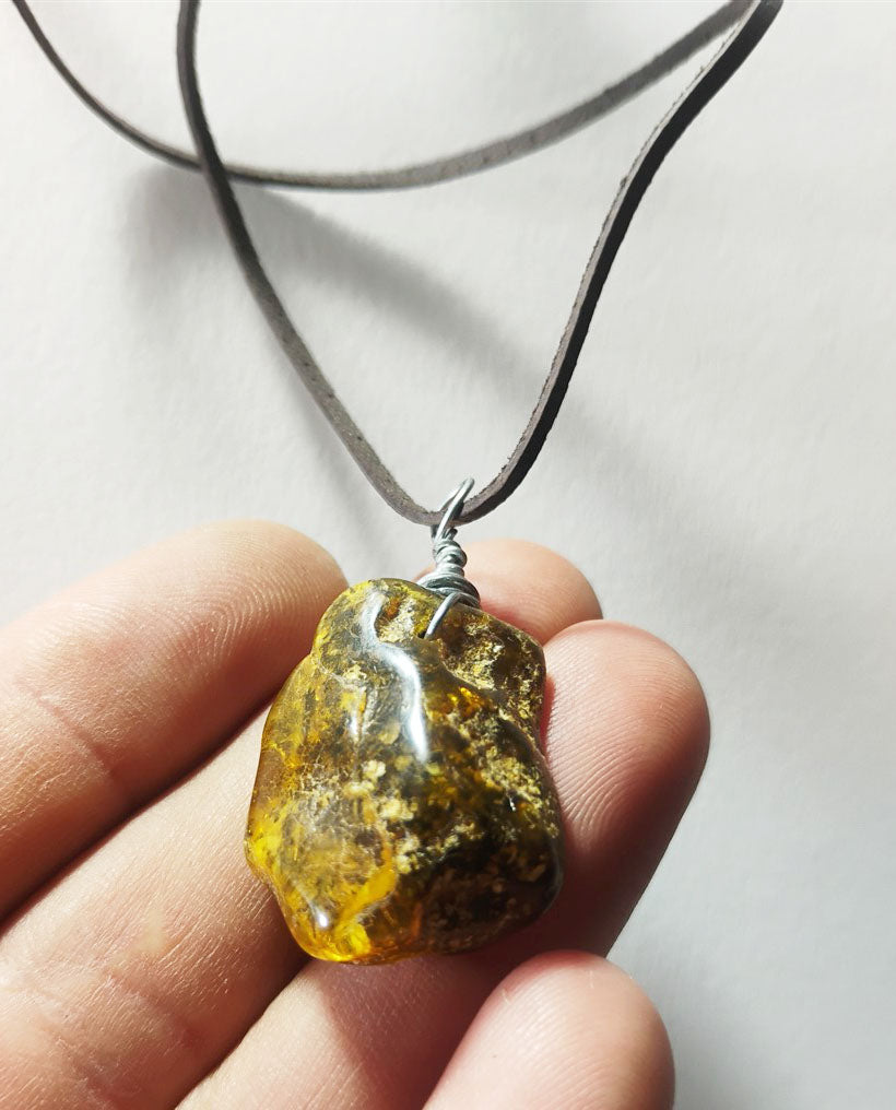 Handcrafted Baltic Amber Pendant