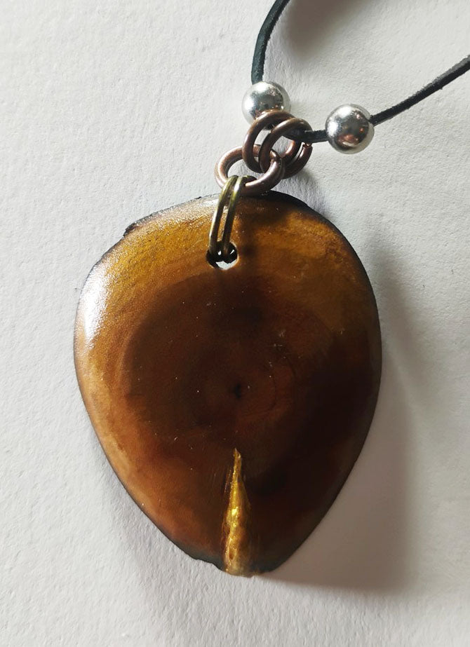 Handcrafted Mixed-Media Natural Amulet