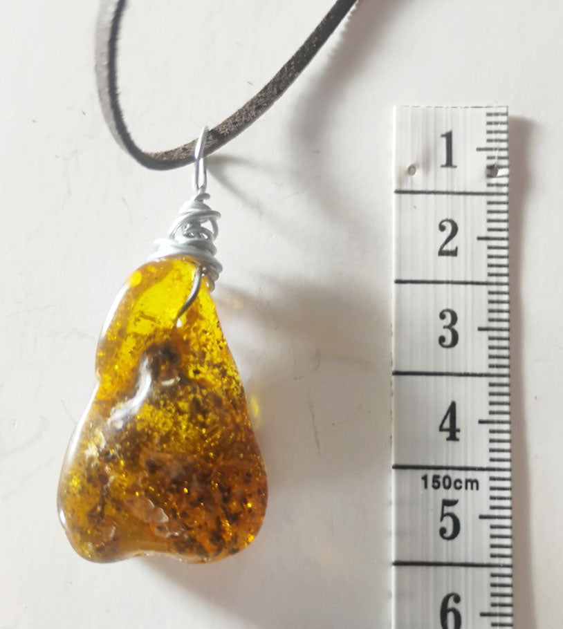 Handcrafted Baltic Amber Pendant