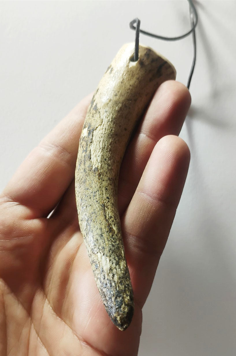 Handcrafted Deer Antler Amulet