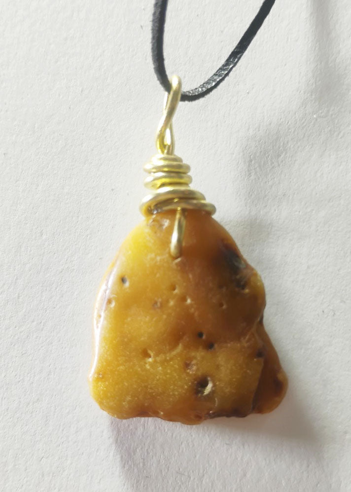 Handcrafted Baltic Amber Pendant