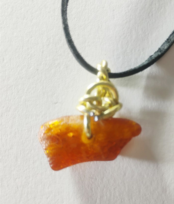 Handcrafted Baltic Amber Pendant