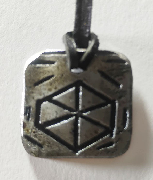 Electro-Etched Metal Amulet