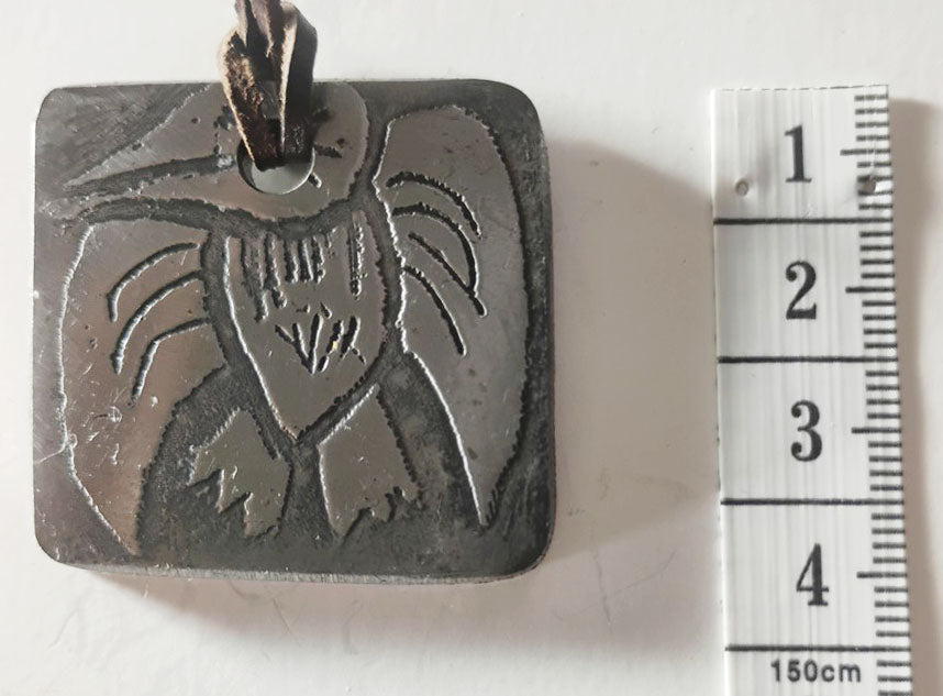 Electro-Etched Metal Amulet