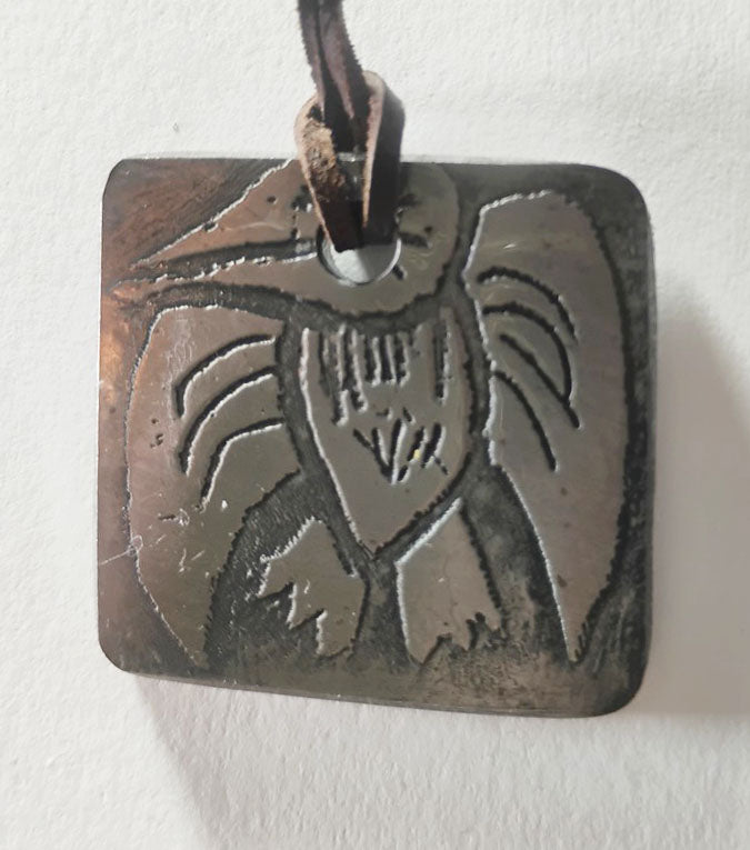 Electro-Etched Metal Amulet
