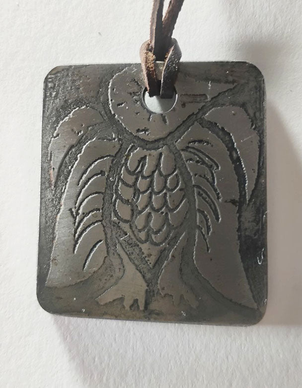 Electro-Etched Metal Amulet