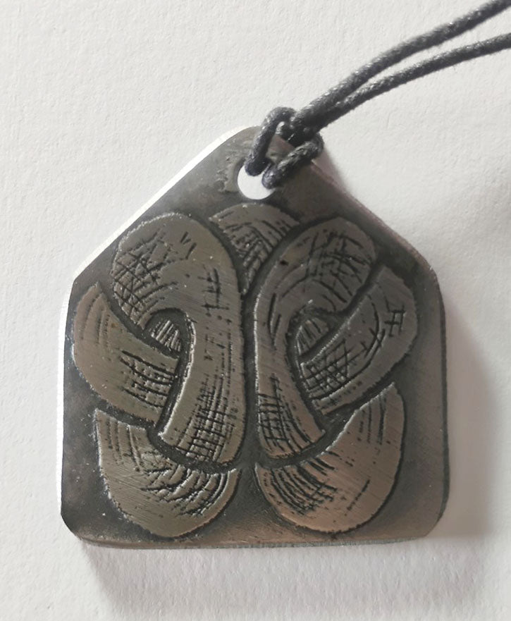 Electro-Etched Metal Amulet