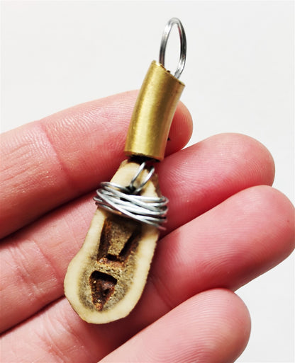 Handcrafted Deer Antler Amulet