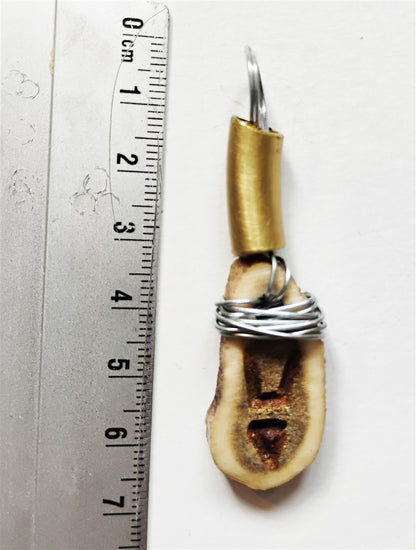 Handcrafted Deer Antler Amulet