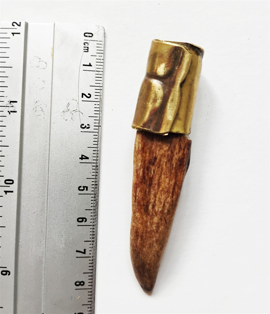 Handcrafted Deer Antler Amulet