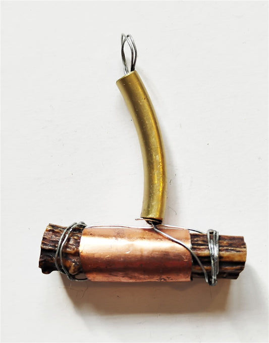 Handcrafted Deer Antler Amulet