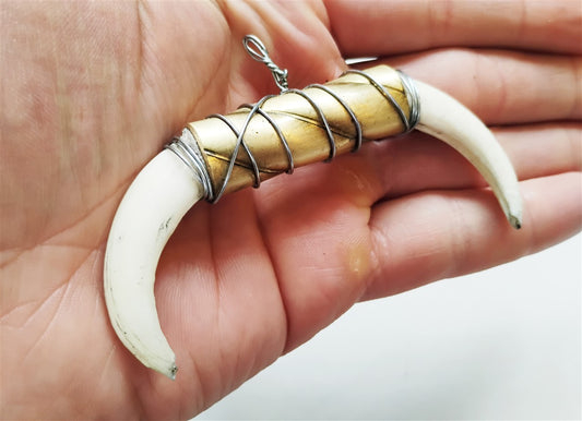 Wild Boar Tusk Amulet