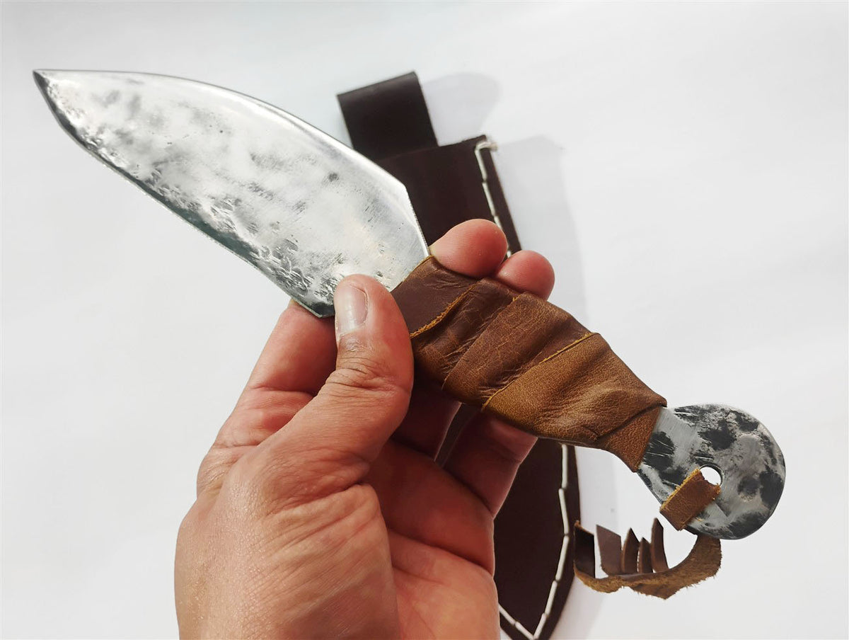 Custom Electro-Etched Knife & Sheath