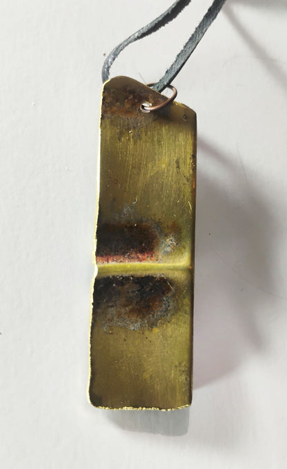 Copper, Tin & Brass Mixed-Metal Amulet