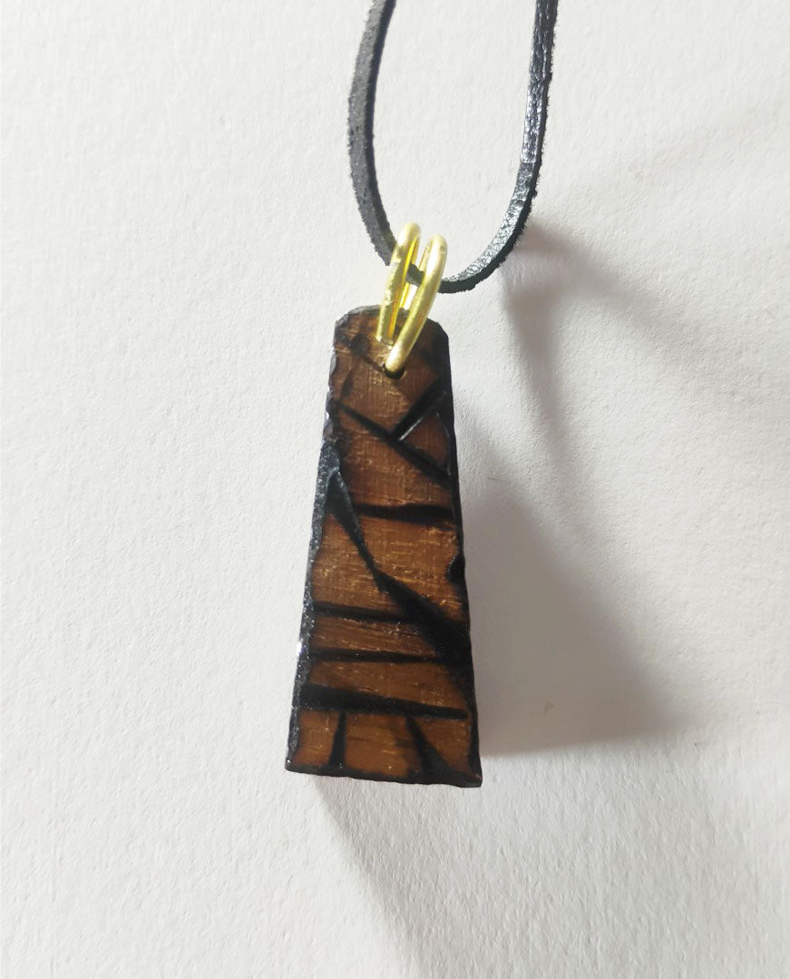 Handcrafted Mixed-Media Natural Amulet
