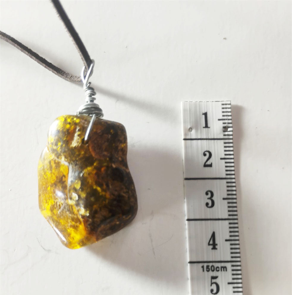 Handcrafted Baltic Amber Pendant