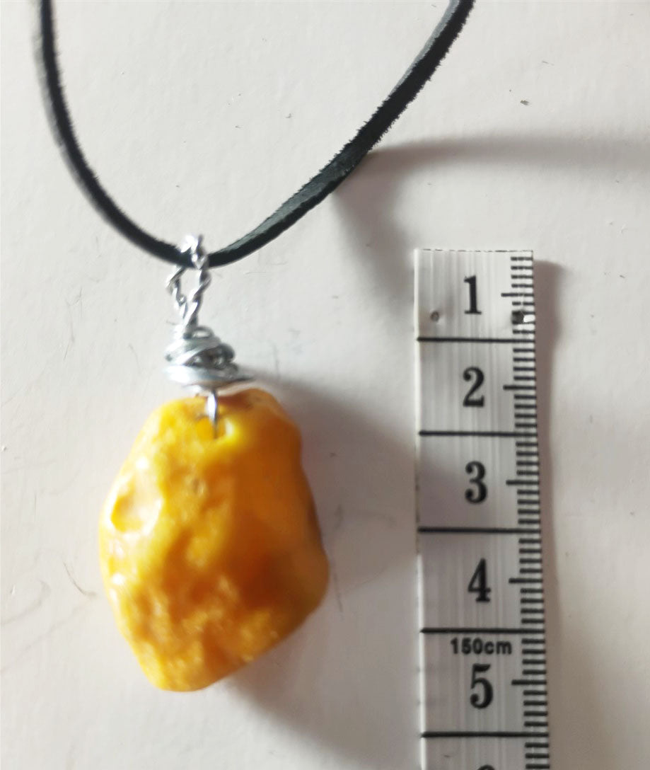 Handcrafted Baltic Amber Pendant