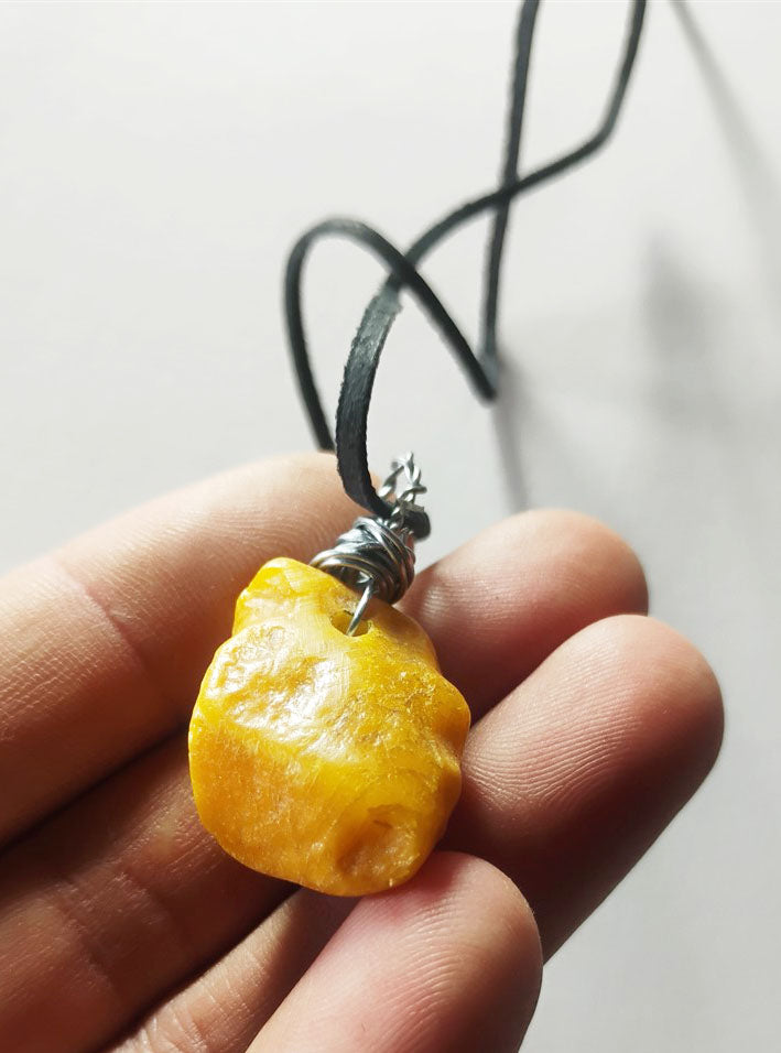 Handcrafted Baltic Amber Pendant