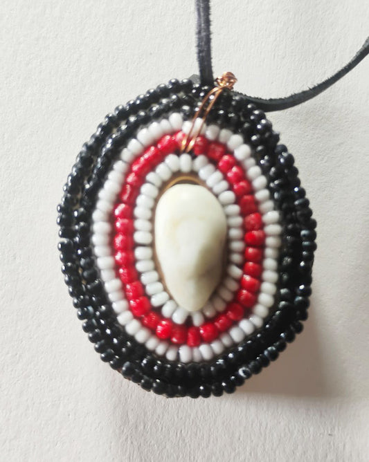 Handcrafted Mixed-Media Natural Amulet