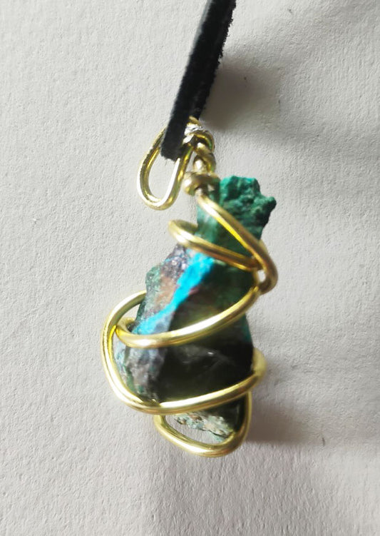 Handcrafted Mixed-Media Natural Amulet