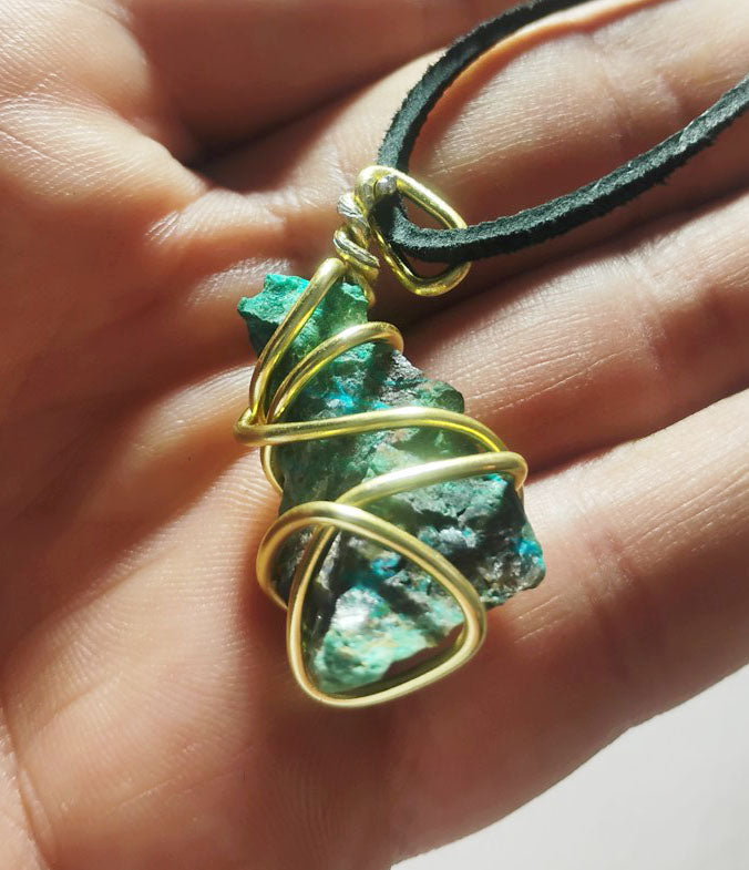 Handcrafted Mixed-Media Natural Amulet