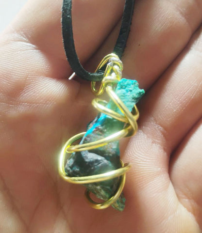 Handcrafted Mixed-Media Natural Amulet
