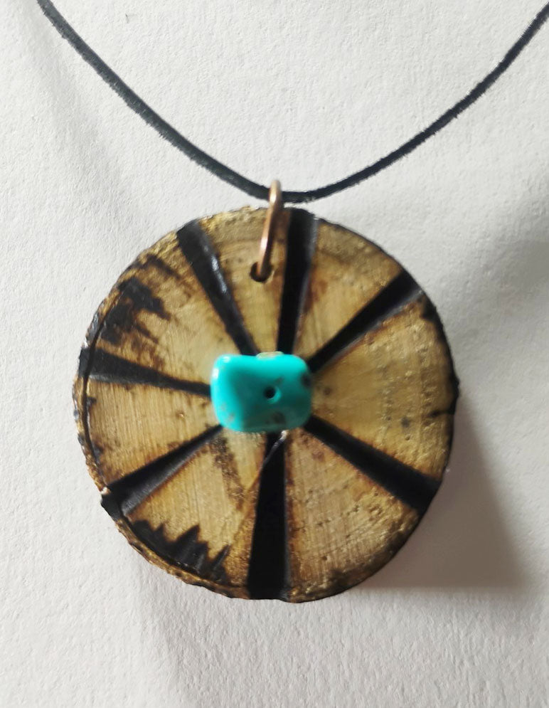 Handcrafted Mixed-Media Natural Amulet