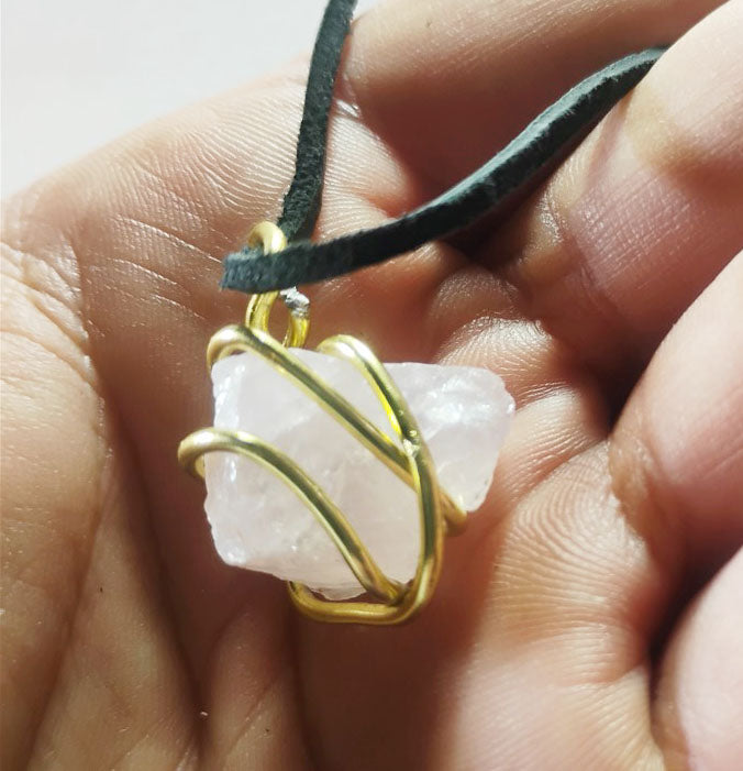 Handcrafted Mixed-Media Natural Amulet