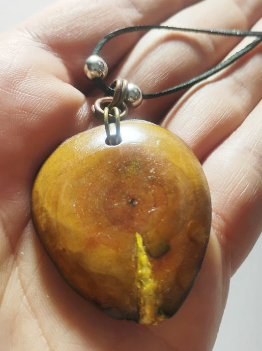 Handcrafted Mixed-Media Natural Amulet