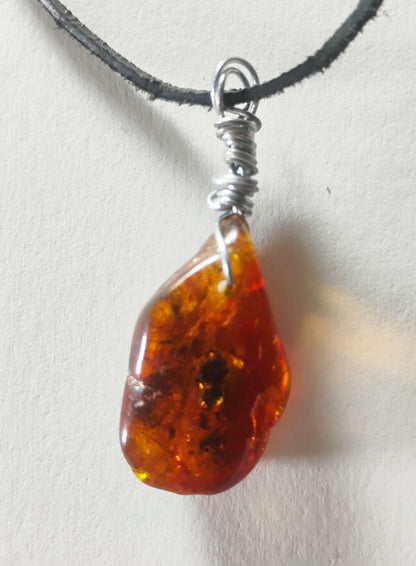 Handcrafted Baltic Amber Pendant