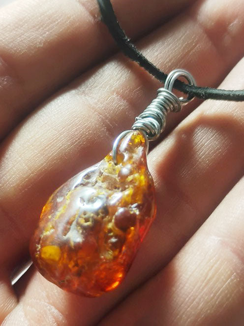Handcrafted Baltic Amber Pendant