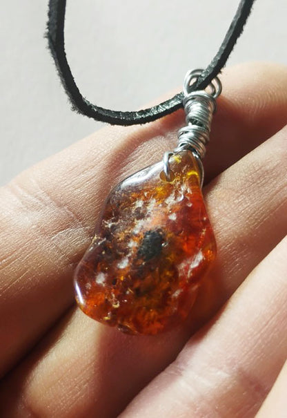 Handcrafted Baltic Amber Pendant