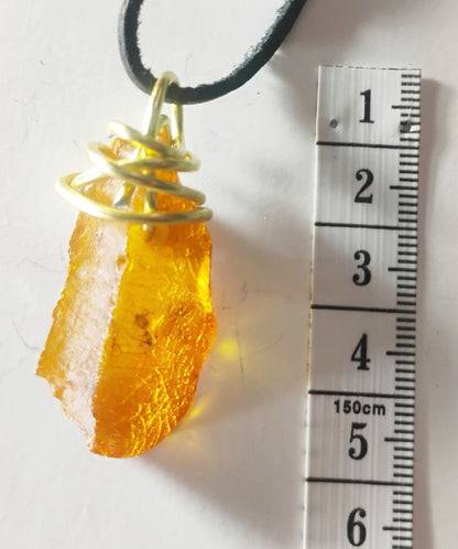 Handcrafted Baltic Amber Pendant