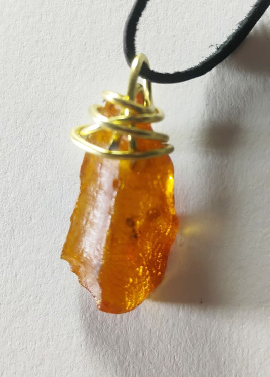 Handcrafted Baltic Amber Pendant