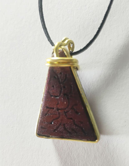 Handcrafted Mixed-Media Natural Amulet