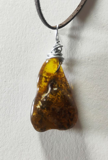 Handcrafted Baltic Amber Pendant