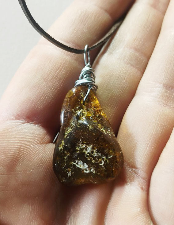 Handcrafted Baltic Amber Pendant