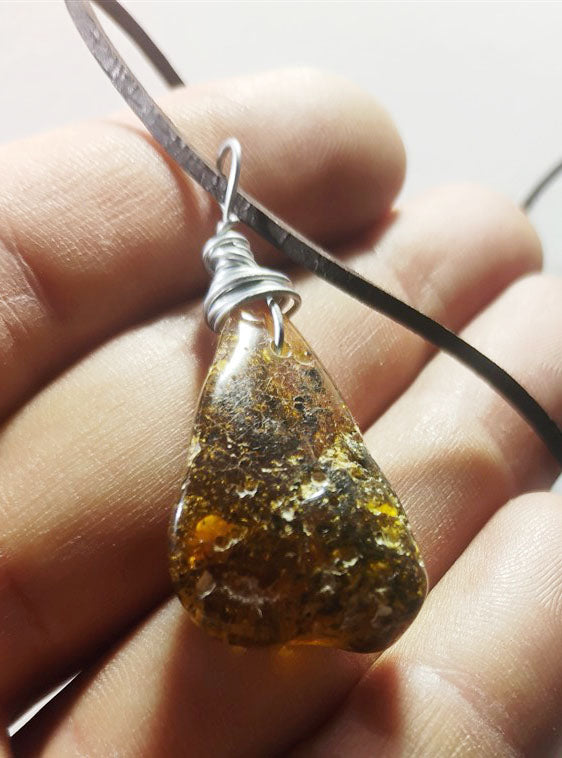 Handcrafted Baltic Amber Pendant
