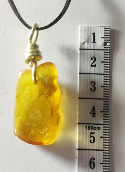 Handcrafted Baltic Amber Pendant