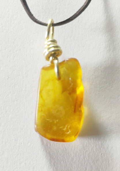 Handcrafted Baltic Amber Pendant