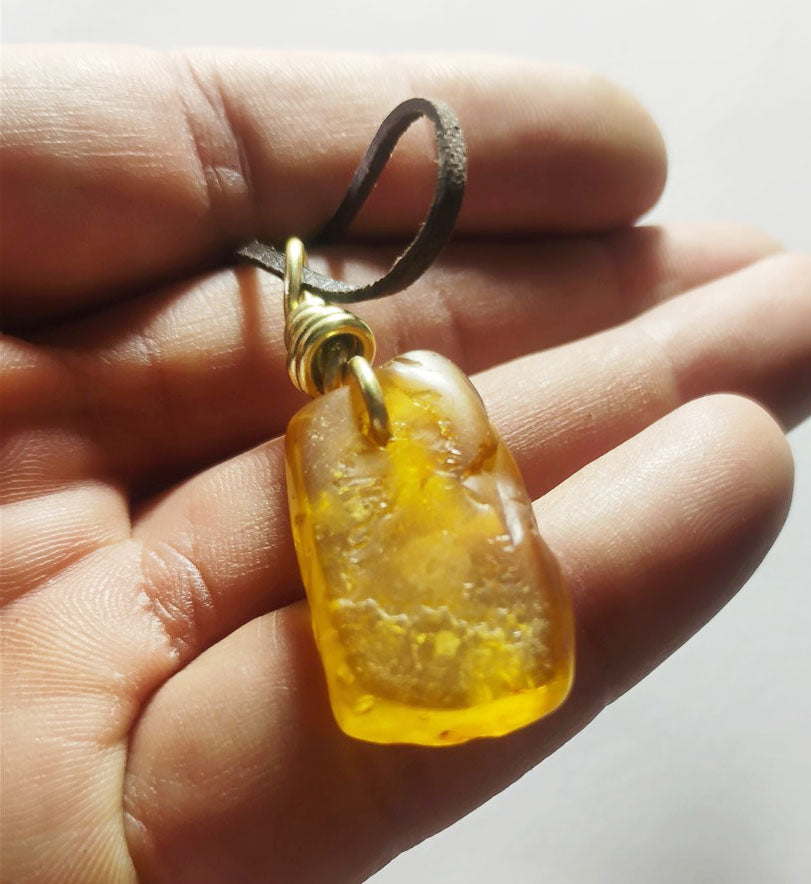 Handcrafted Baltic Amber Pendant