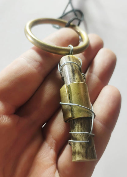 Handcrafted Deer Antler Amulet