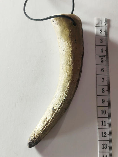 Handcrafted Deer Antler Amulet