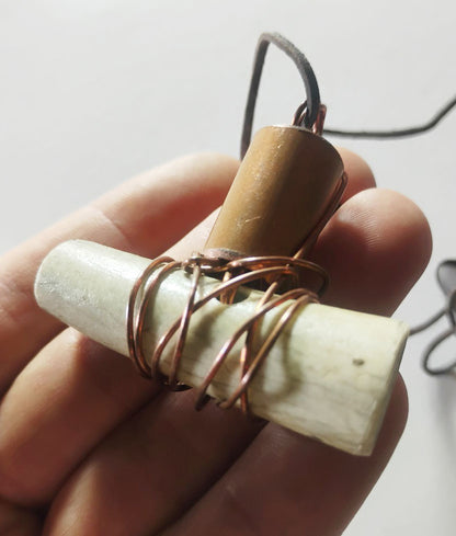 Handcrafted Deer Antler Amulet